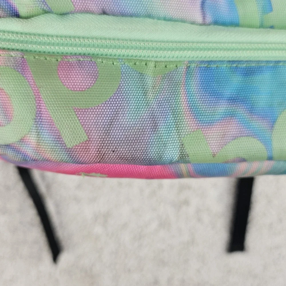 Hoop Culture Backpack Fresh Culture  Basketball Tye Dye All Over Print Blue Pink